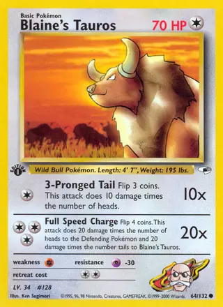 Carta Blaine's Tauros