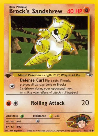 Carta Brock's Sandshrew