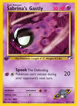 Carta Sabrina's Gastly