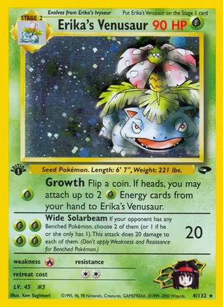 Carta Erika's Venusaur