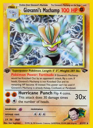 Carta Giovanni's Machamp