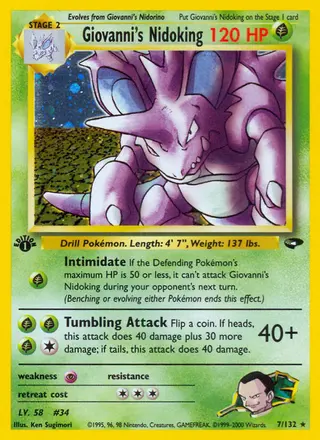 Carta Giovanni's Nidoking