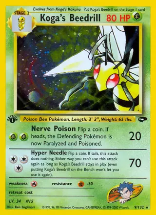 Carta Koga's Beedrill
