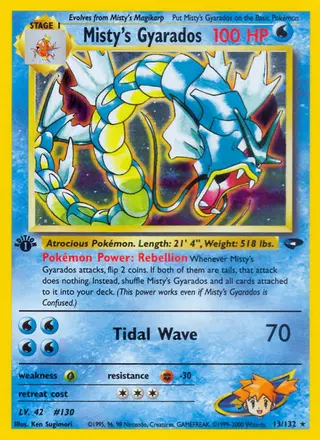 Carta Misty's Gyarados