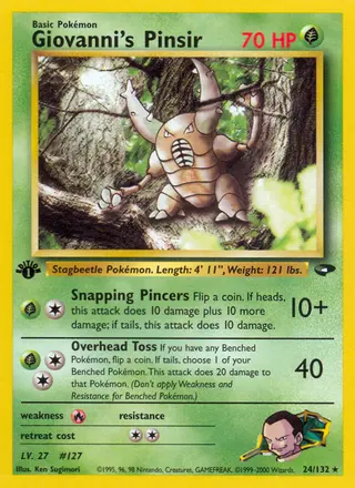 Carta Giovanni's Pinsir