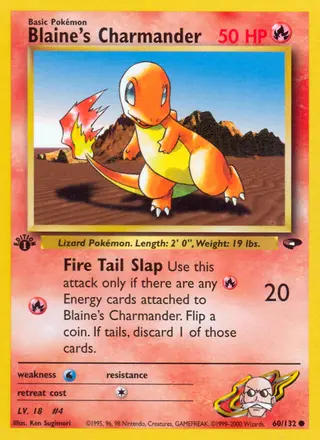 Carta Blaine's Charmander