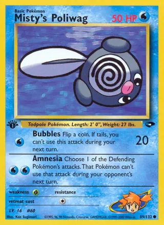 Carta Misty's Poliwag
