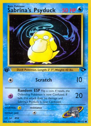 Carta Sabrina's Psyduck