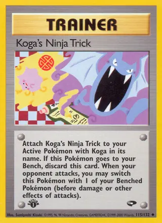 Carta Koga's Ninja Trick