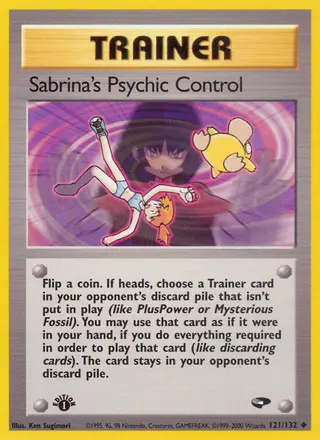 Carta Sabrina's Psychic Control