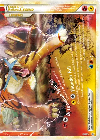Carta Entei & Raikou LEGEND