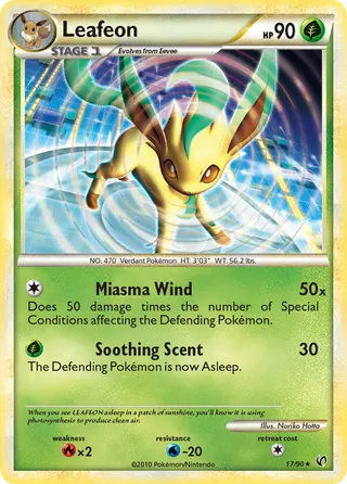 Carta Leafeon