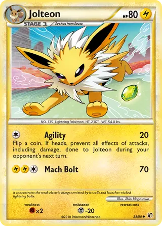 Carta Jolteon