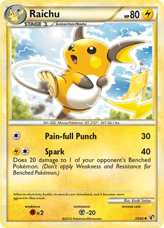 Carta Raichu
