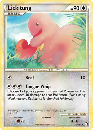 Carta Lickitung
