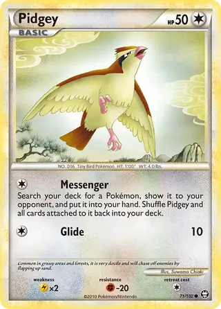 Carta Pidgey