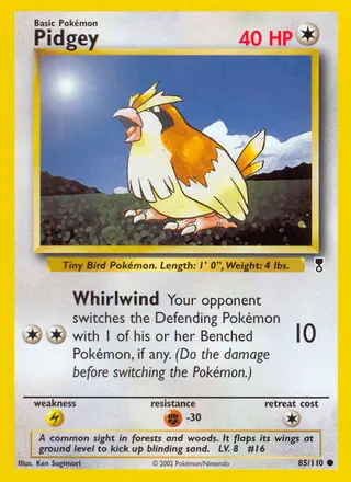 Carta Pidgey