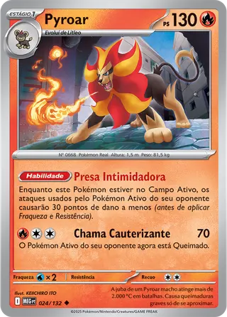 Carta Pyroar