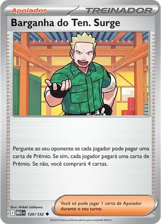 Carta Barganha do Ten. Surge