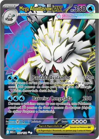 Carta Mega Abomasnow ex
