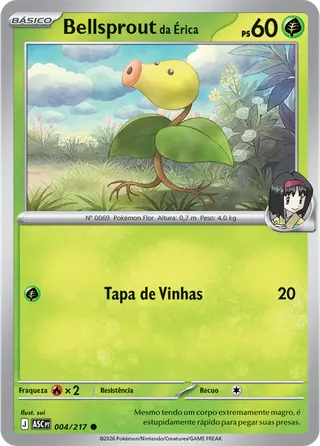 Carta Bellsprout da Érica