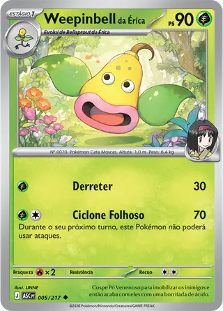 Carta Weepinbell da Érica