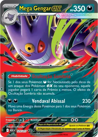 Carta Mega Gengar ex
