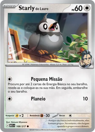 Carta Starly do Lauro