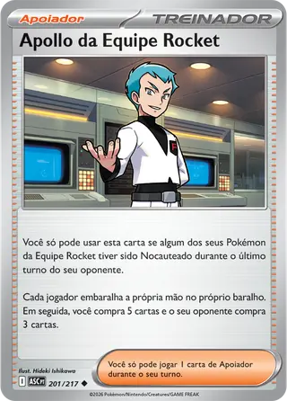 Carta Apollo da Equipe Rocket