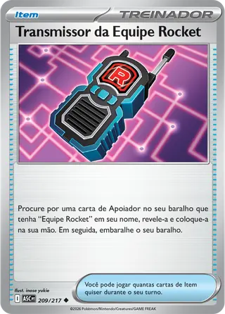 Carta Transmissor da Equipe Rocket