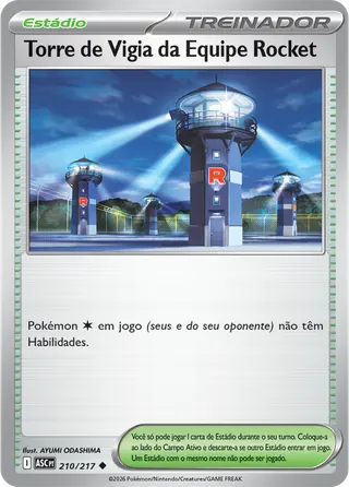 Carta Torre de Vigia da Equipe Rocket