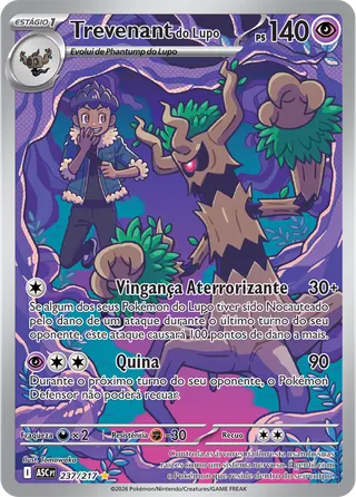Carta Trevenant do Lupo