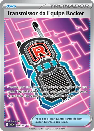 Carta Transmissor da Equipe Rocket