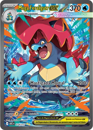 Carta Mega Feraligatr ex