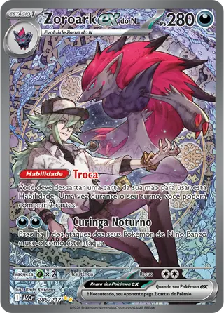 Carta Zoroark ex do N