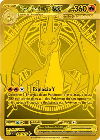 Carta Mega Charizard Y ex