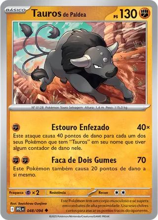 Carta Tauros de Paldea