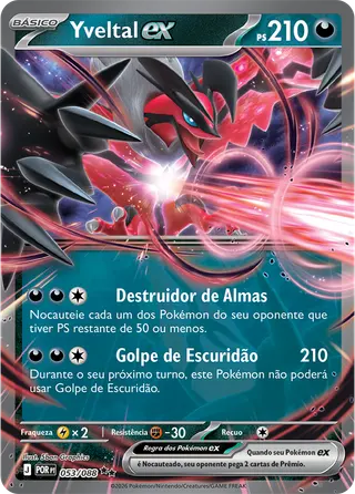 Carta Yveltal ex