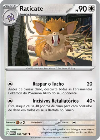 Carta Raticate