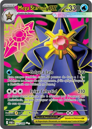 Carta Mega Starmie ex