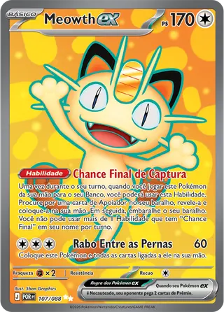 Carta Meowth ex