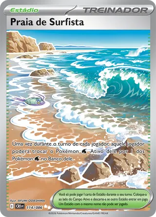Carta Praia de Surfista