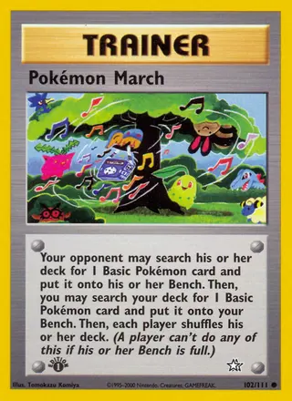 Carta Pokémon March