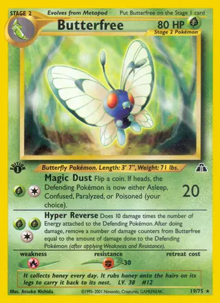 Carta Butterfree