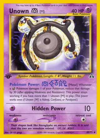 Carta Unown [M]