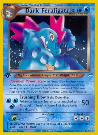 Carta Dark Feraligatr