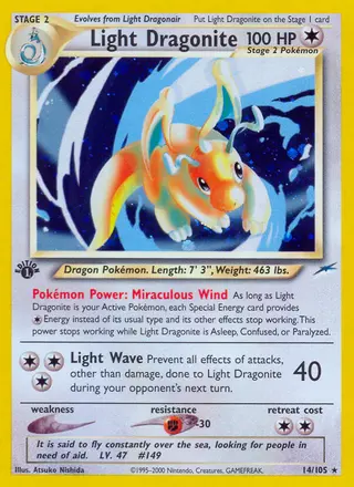 Carta Light Dragonite