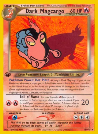 Carta Dark Magcargo