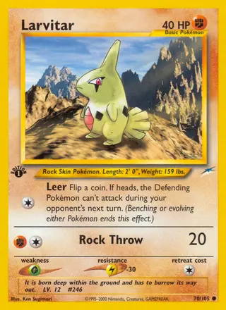 Carta Larvitar