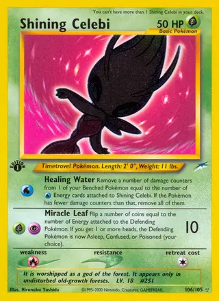 Carta Shining Celebi
